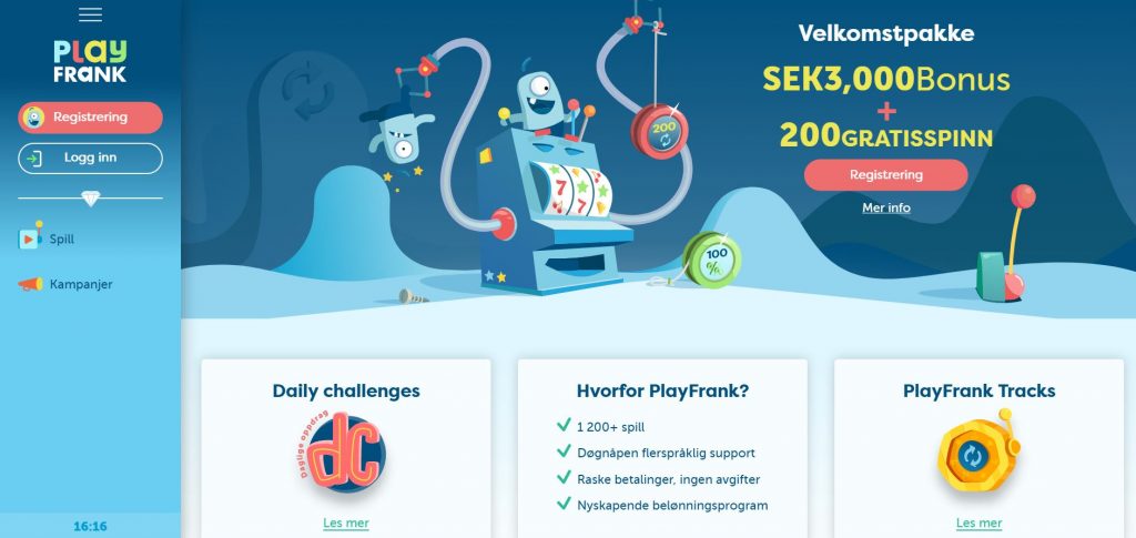 Play Frank Casino
