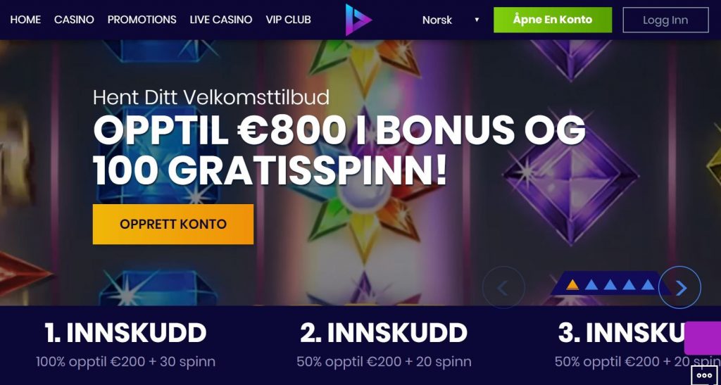 Casiplay Hjemmeside